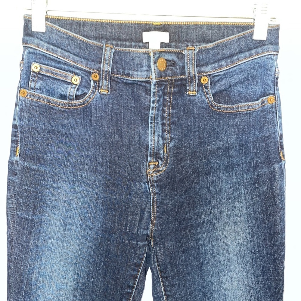 J.CREW mid-rise toothpick jeans in Point Lake wash in women’s size 25 - Picture 3 of 11